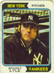 1974 Topps Baseball Cards      066      Sparky Lyle